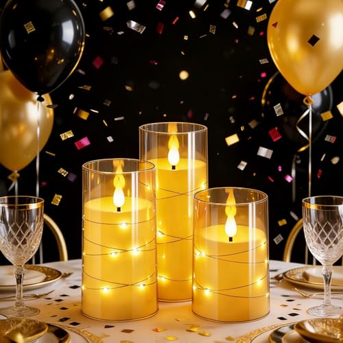 Flickering Flameless Candles (3 Count)