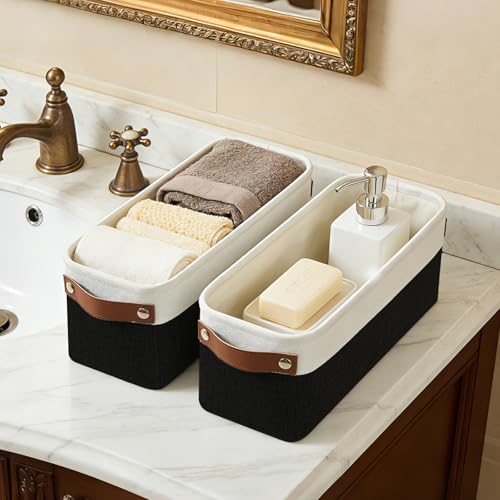 Small Fabric Storage Baskets (4 Count)