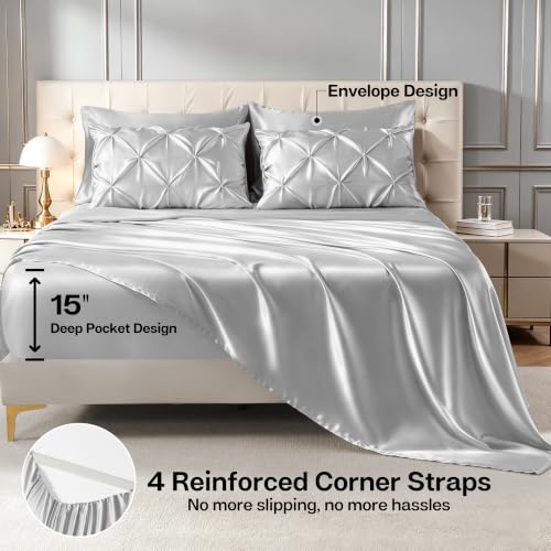 Satin King Size Comforter Set