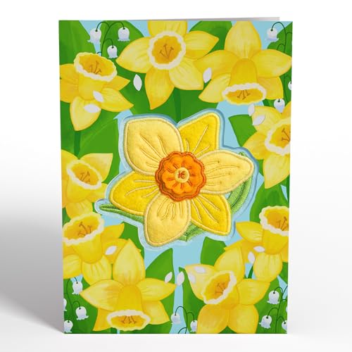 Everyday Handmade Yellow Flower HeartFelt Charm Card