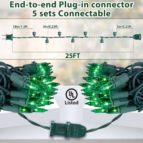 Green Christmas Lights