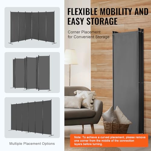 Room Divider 6 Panel Room Divider