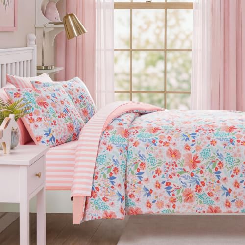 Twin XL Comforter Set with Sheets for Girls