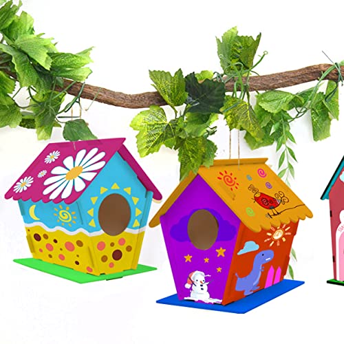 12 Pack Bird House Kit for Kids (12 Count)