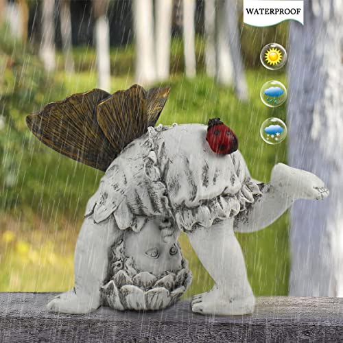 Solar Fairy Garden Statue Decor