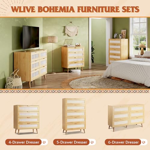 Rattan Dresser for Bedroom