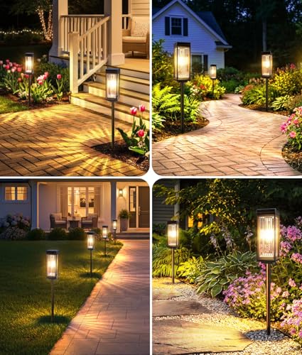 Solar Pathway Lights Outdoor (6 Count)