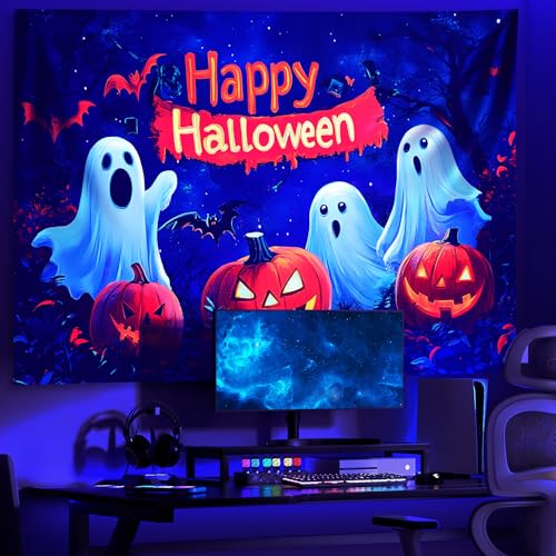 UV Reactive Halloween Tapestry