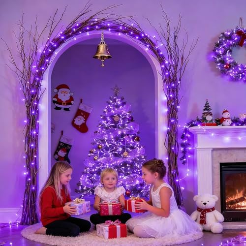 Purple Halloween Lights (100 Count)