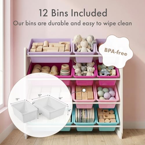 Kids Toy Organizer with 12 Bins