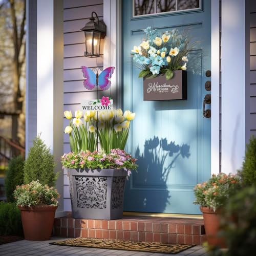 Metal Butterfly Garden Stake