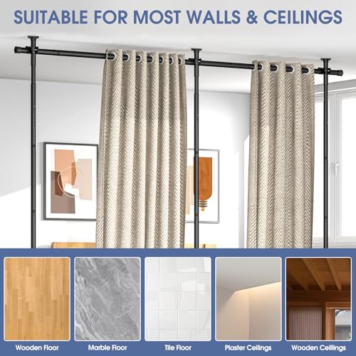 Room Divider No Drill Floor