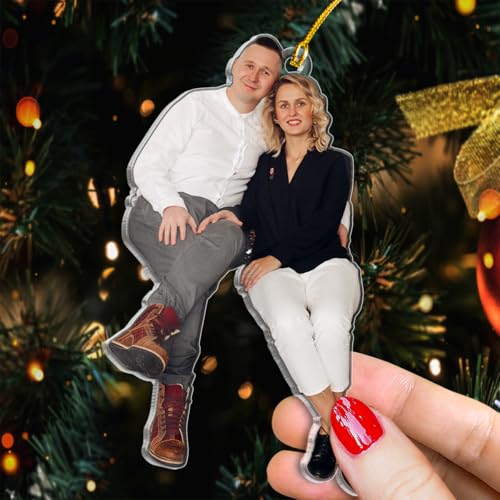 Personalized Photo Ornament for Couple
