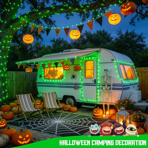 2 Pack Solar Halloween Lights Outdoor (2 Count)