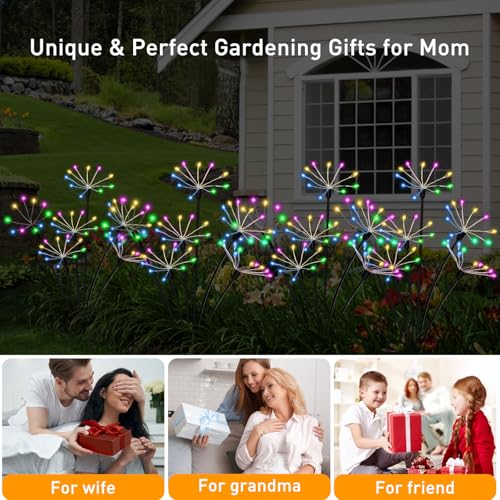 4 Pack Solar Powered Firework Fairy Lights (64 Ounce)