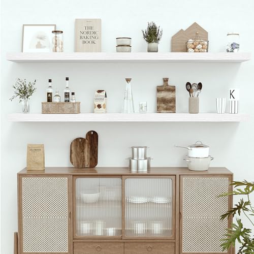 Deep Floating Shelves 72x12” Set of 1