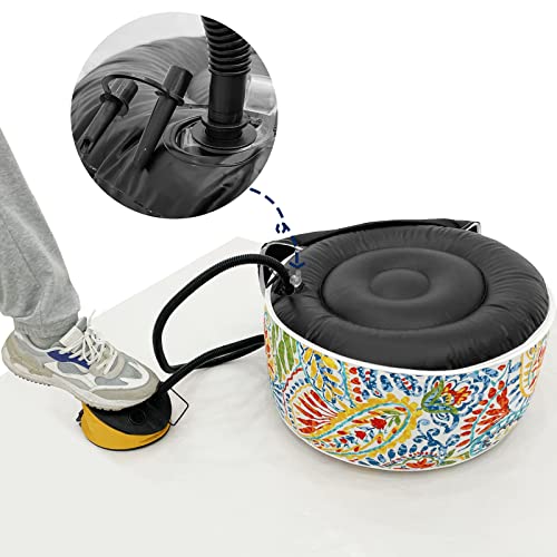 Air Foot Pump for Inflatable Ottoman