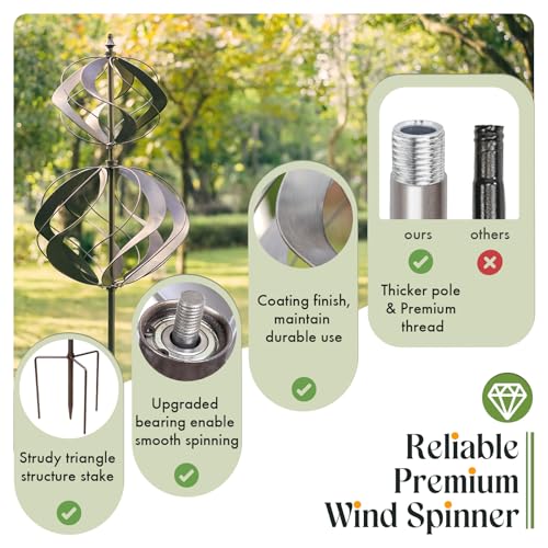 Wind Spinners Outdoor Metal