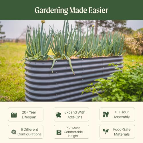 32" Extra Tall Raised Garden Bed Kits