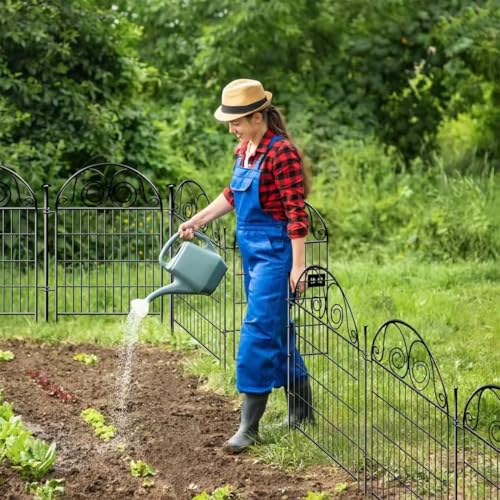 Tall Garden Fence with Gate