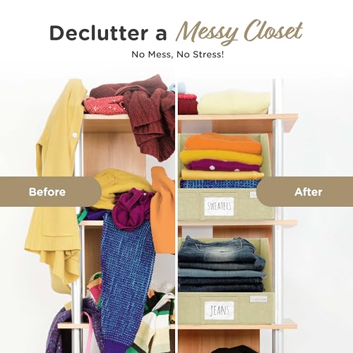 Open Front Trapezoid Closet Bins (3 Count)
