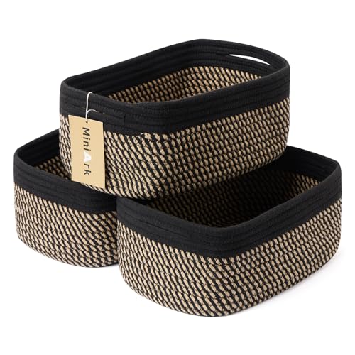 Small Storage Baskets for Organizing (3 Count)