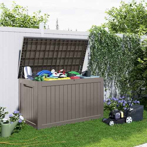 281 Gallon Large Resin Deck Box