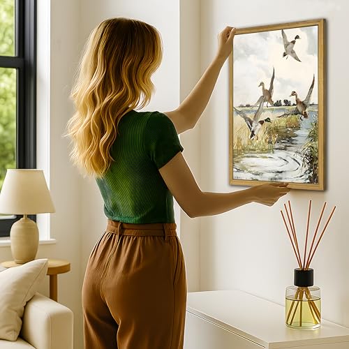 Framed Vintage Duck Wall Art Print