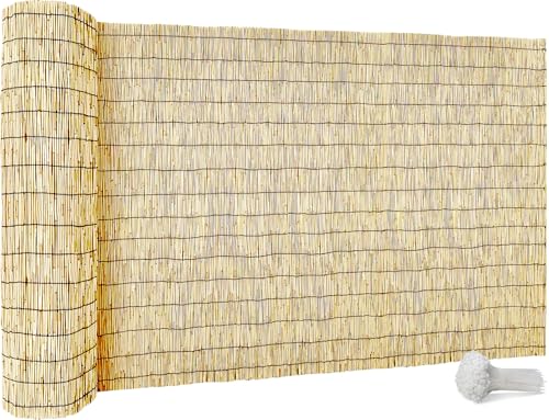 Bamboo Fence Bamboo Screens Outdoor for Patio (40 Sq Ft)