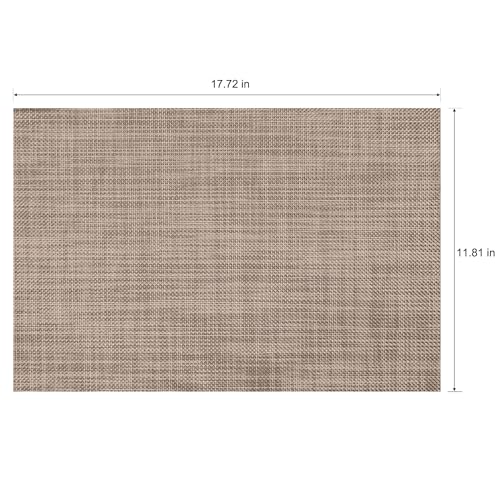 Placemats Set of 4 Washable Indoor (4 Count)
