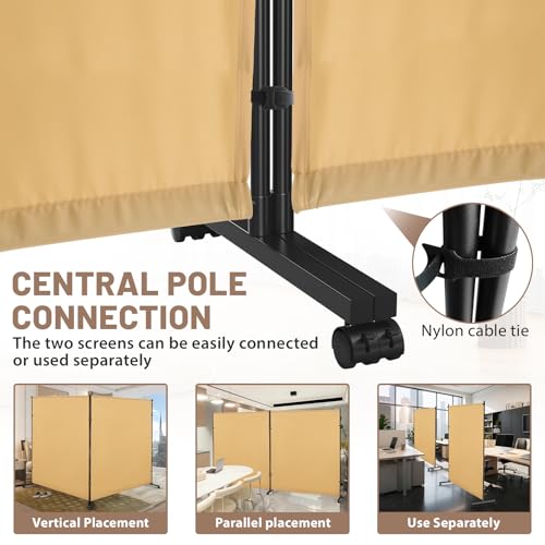 2 Panels Room Divider