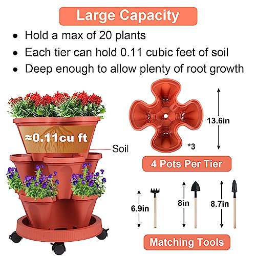 Vertical Planter Tower (2 Count)