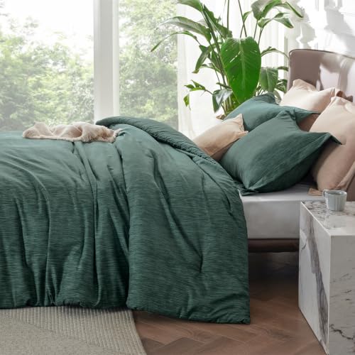 Dark Green Queen Comforter Set