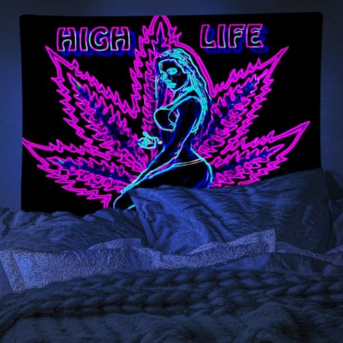 UV Reactive Blacklight Tapestry