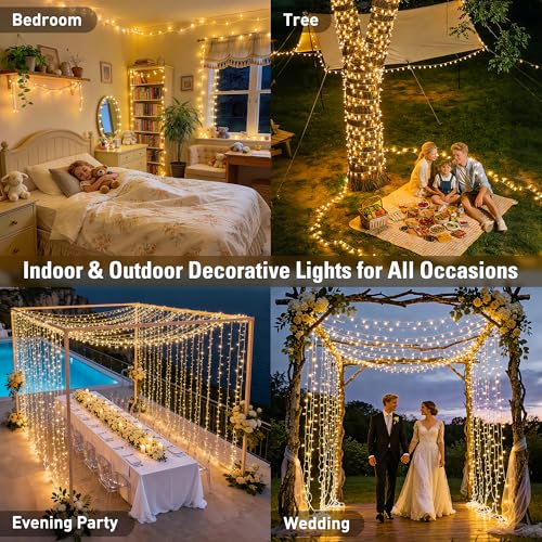 168Ft String Lights Outdoor Waterproof (168 Foot)