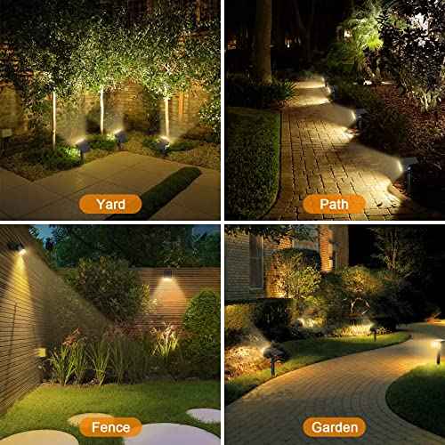 Solar Spot Lights Outdoor IP67 Waterproof (4 Count)
