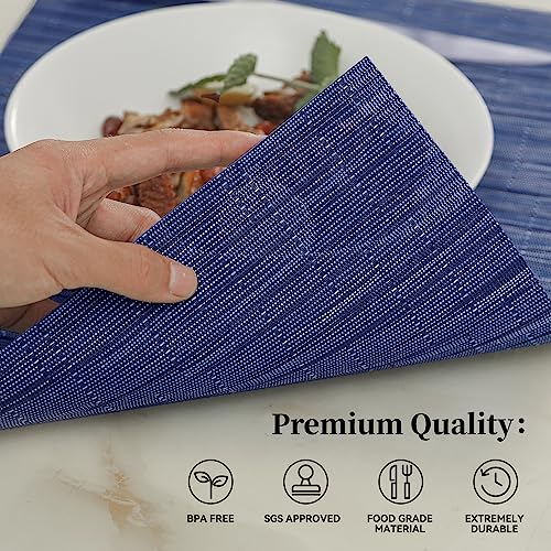 Blue Placemats Set of 6 (8 Count)