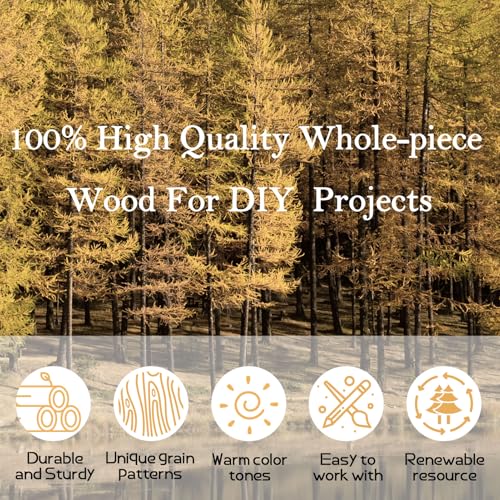 36 PCS Unfinished Wood Coasters