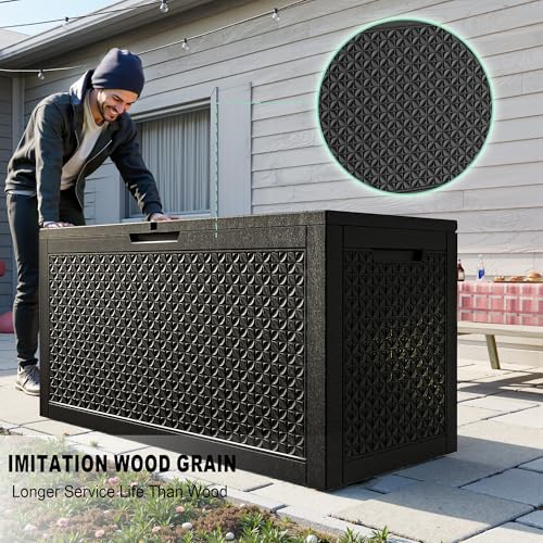 121 Gallon Resin Deck Box