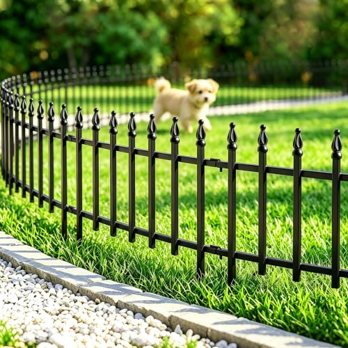 Metal Decorative Garden Fence 22" Wide x 18" High (36 Sq Ft)