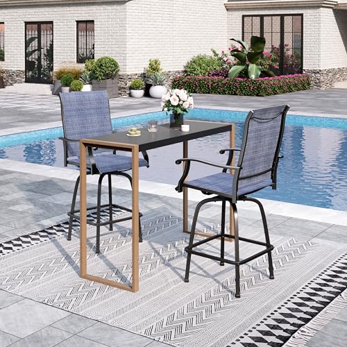 3 Piece Patio Bar Set (3 Count)