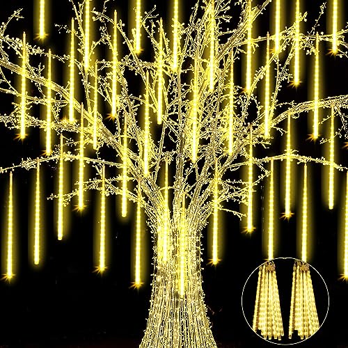 2 Pack】 Christmas Lights Meteor Shower Rain Lights 12inch