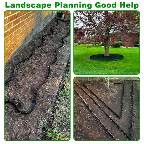 Landscape Edging Border 60 FT 2 Inch Tall with 120 Spikes