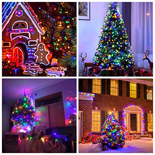500 LED Multicolor Christmas Tree Lights Plug in