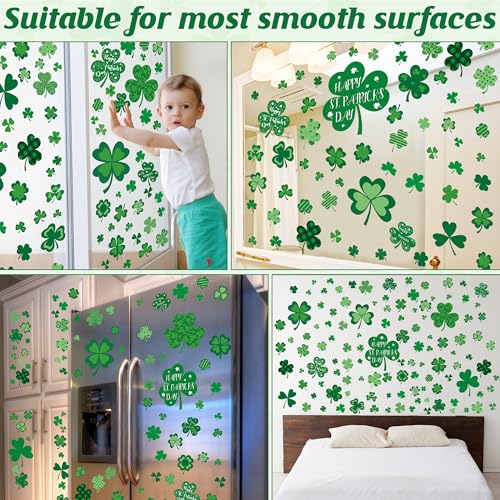 9 Sheets St Patricks Day Window Clings (9 Count)