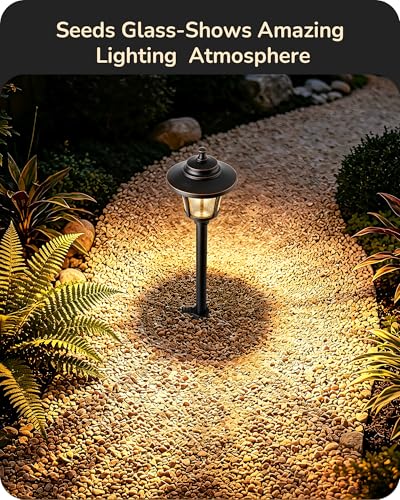 Low Voltage Landscape Lighting 12V 3W 120LM with Connectors 4 Pack (4 Count)