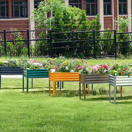 Galvanized Raised Garden Bed with Legs