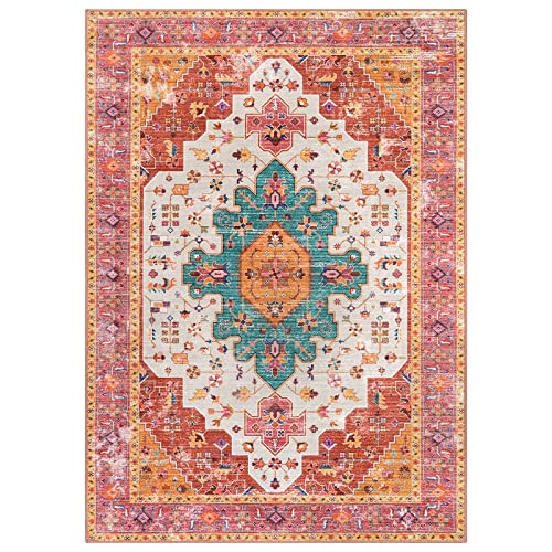 Ultra Thin Washable Vintage Area Rug