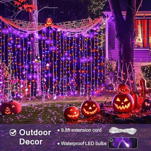 300LED Halloween Curtain Lights (9.8 Foot)