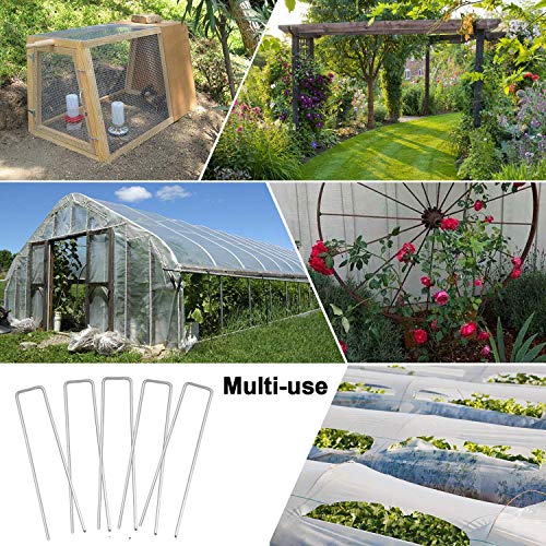 6 Inch Garden Stakes Galvanized Landscape Staples